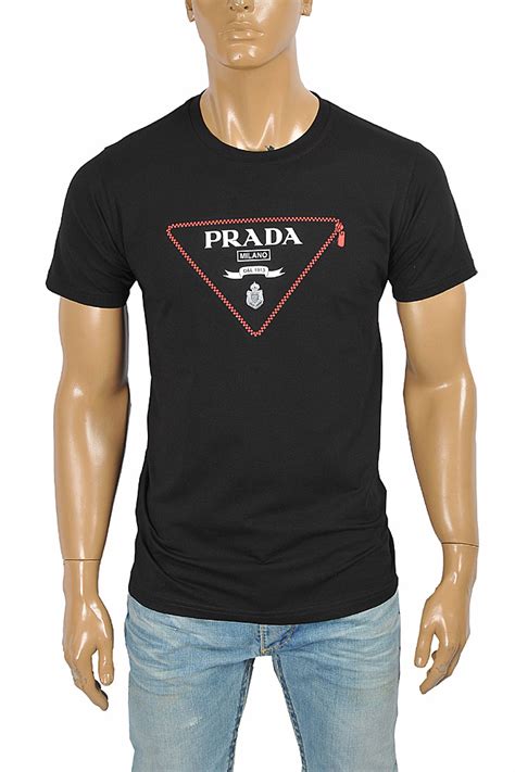 men's prada t shirts|prada t shirt men price.